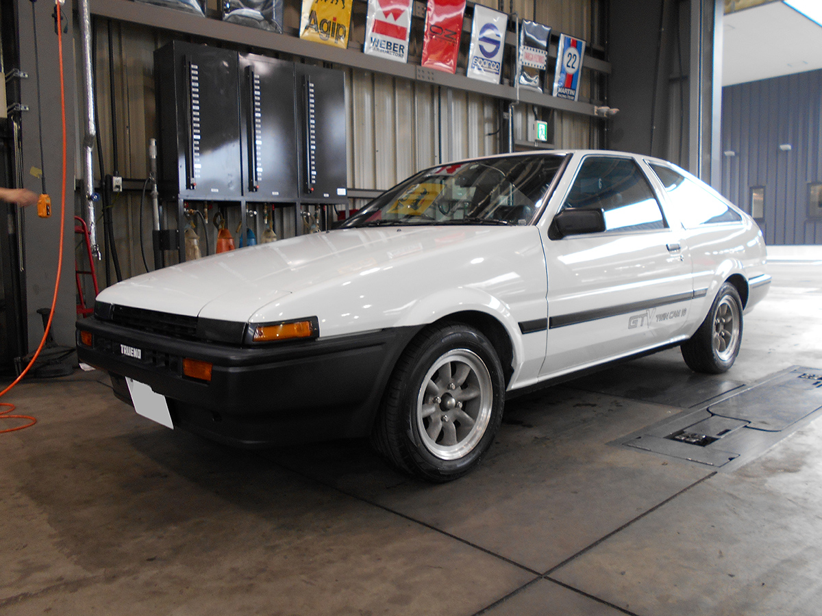 AE86スプリンタートレノ、整備完了です!