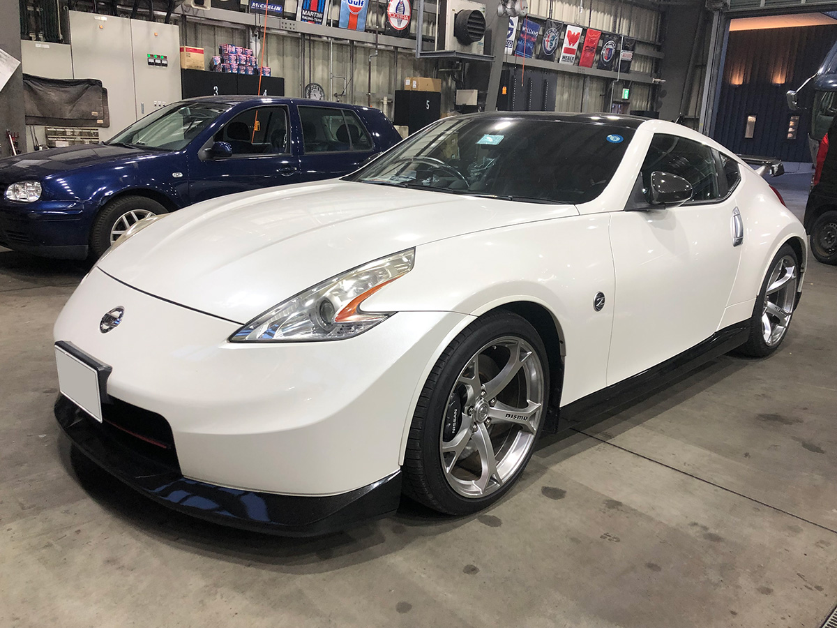 「Z34」突然エンジン掛からない。キーロックユニット交換