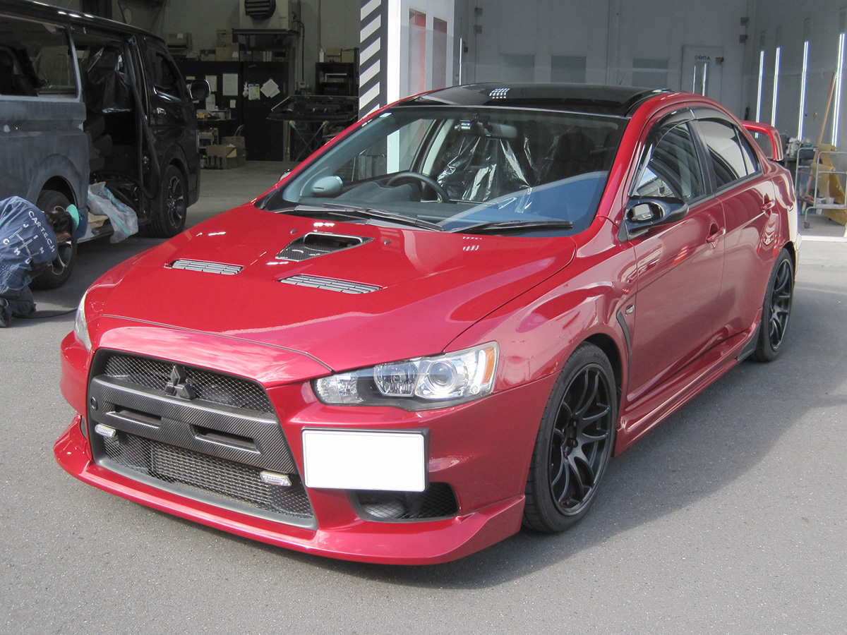 「ランサーエボリューション」オールペン施工