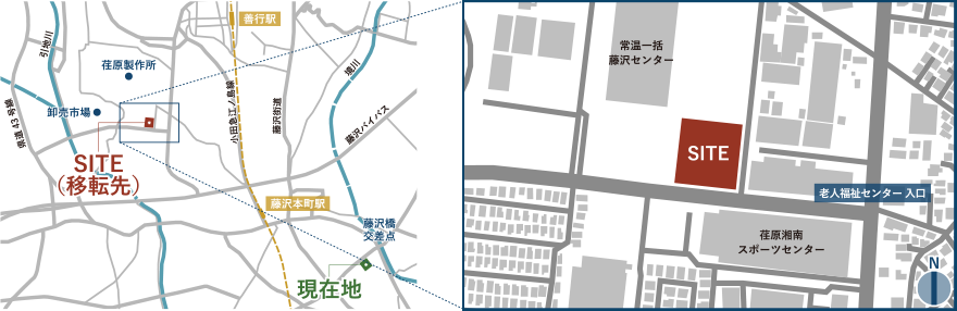 移転先案内図