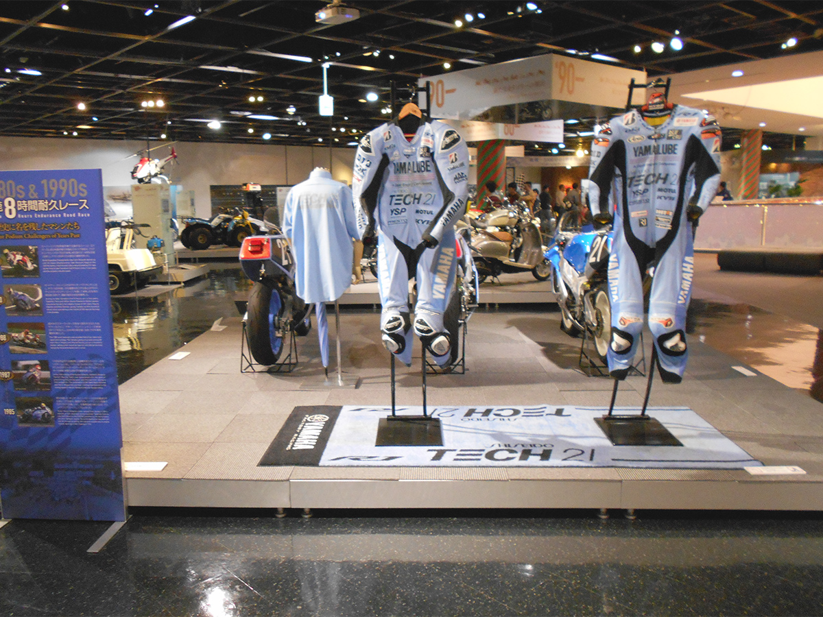 「鈴鹿8時間耐久ロードレース」YAMAHA FACTORY RACING TEAM優勝記念の特別展示